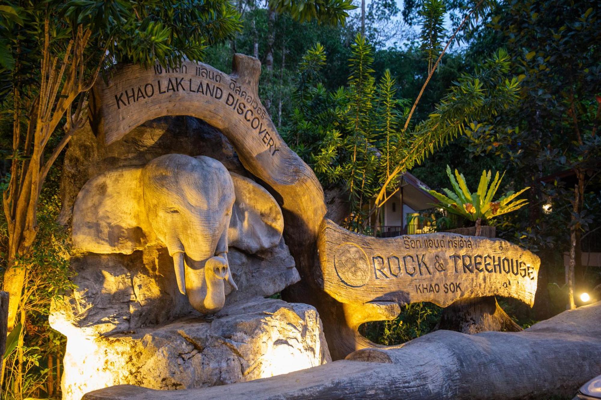Rock And Tree House Resort Khao Sok National Park Exterior photo