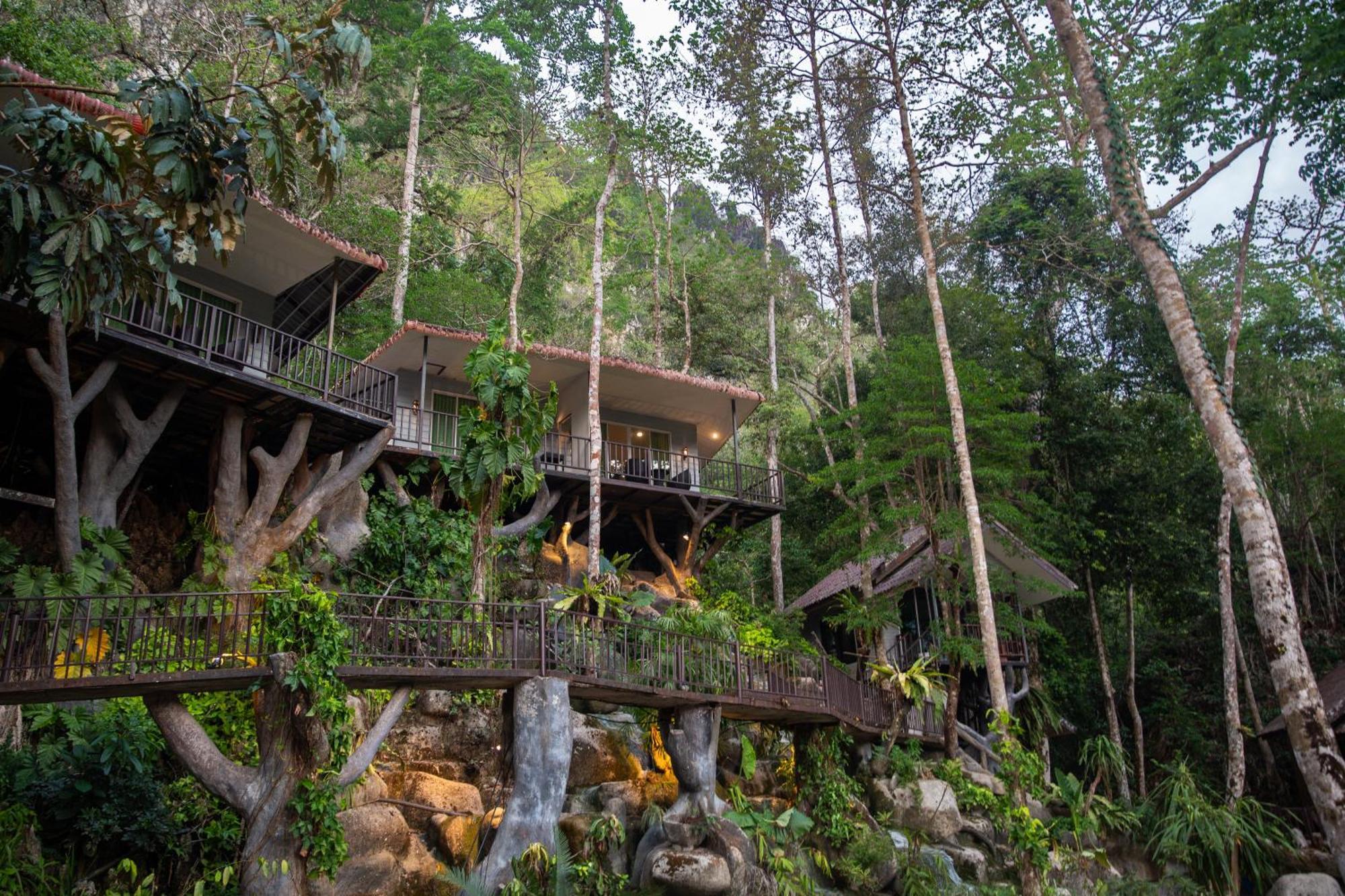 Rock And Tree House Resort Khao Sok National Park Exterior photo